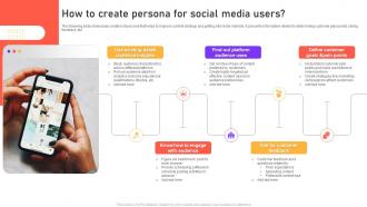 How To Create Persona For Social Media Users