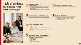 How To Develop Robust Direct Marketing Plan Powerpoint Presentation Slides MKT CD V Visual Pre-designed