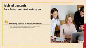 How To Develop Robust Direct Marketing Plan Powerpoint Presentation Slides MKT CD V Captivating