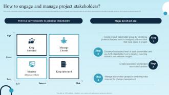 How To Engage And Manage Project Stakeholders Digital Transformation Plan For Business