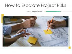 How to escalate project risks powerpoint presentation slides