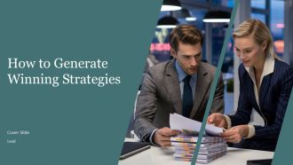 How To Generate Winning Strategies PPT Information AT