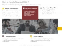 How to handle financial crisis currency ppt powerpoint presentation infographic template download