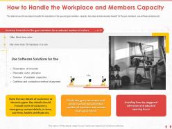 How to handle the workplace and members capacity m1016 ppt powerpoint presentation ideas