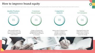 How To Improve Brand Equity
