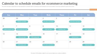 How To Increase Ecommerce Website Calendar To Schedule Emails For Ecommerce Marketing