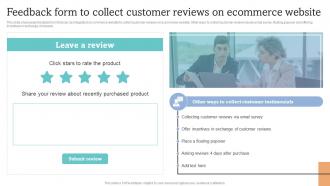 How To Increase Ecommerce Website Feedback Form To Collect Customer Reviews