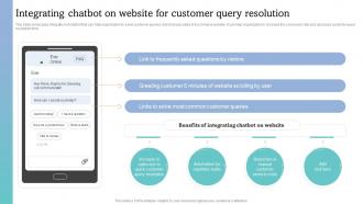 How To Increase Ecommerce Website Integrating Chatbot On Website For Customer Query Resolution