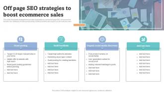 How To Increase Ecommerce Website Off Page SEO Strategies To Boost Ecommerce Sales