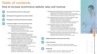How To Increase Ecommerce Website Sales And Revenue Complete Deck Good Idea