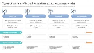 How To Increase Ecommerce Website Types Of Social Media Paid Advertisement For Ecommerce