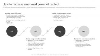 How To Increase Emotional Power Of Content Brand Visibility Enhancement For Improved Customer