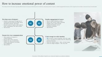 How To Increase Emotional Power Of Content How To Enhance Brand Acknowledgment Engaging Campaigns