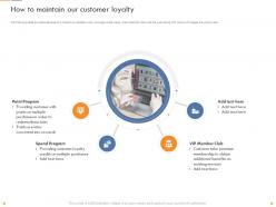 How to maintain our customer loyalty spend program ppt presentation designs