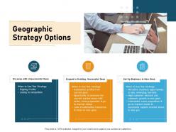 How to make a small business grow faster geographic strategy options ppt powerpoint presentation summary