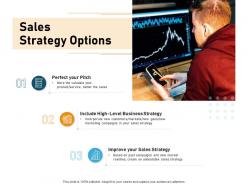 How to make a small business grow faster sales strategy options ppt powerpoint presentation brochure