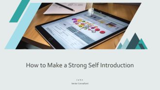 How To Make A Strong Self Introduction PPT Presentation AT