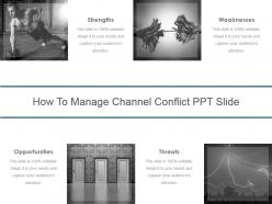 How to manage channel conflict ppt slide