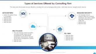How To Manage Complexity In Multicloud Types Of Services Offered By Consulting Firm