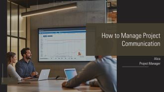 How To Manage Project Communication PPT Sample AT