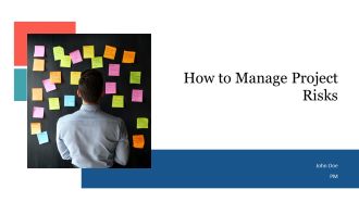 How To Manage Project Risks PPT Designs AT