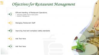 How to manage restaurant business objectives for restaurant management
