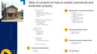 How To Market Commercial And Residential Property Powerpoint Presentation Slides MKT CD V Interactive Visual