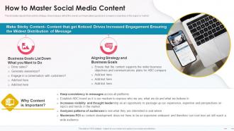 How To Master Social Media Content Media Platform Playbook