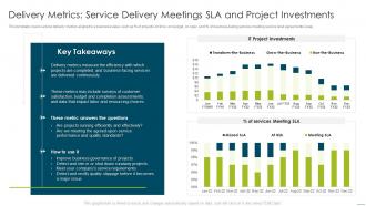 How to measure and improve the business value of it service delivery metrics service delivery meetings