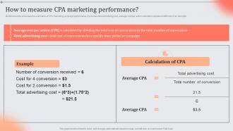 How To Measure CPA Marketing Performance Role And Importance Of CPA In Digital Marketing