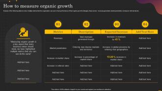 How To Measure Organic Growth Driving Growth From Internal Operations