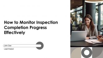 How To Monitor Inspection Completion Progress Effectively PPT Demonstration AT
