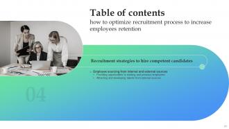 How To Optimize Recruitment Process To Increase Employees Retention Powerpoint Presentation Slides Professional Ideas