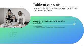 How To Optimize Recruitment Process To Increase Employees Retention Powerpoint Presentation Slides Unique Image