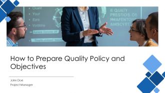 How To Prepare Quality Policy And Objectives PPT Template AT How To Prepare Quality Policy And Objectives PPT Template AT