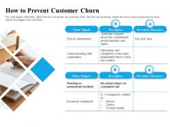 How to prevent customer churn tele ppt powerpoint presentation icon introduction