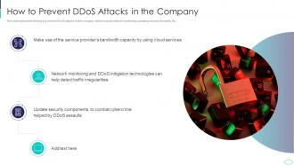 How To Prevent Ddos Attacks In The Company Cyber Terrorism Attacks