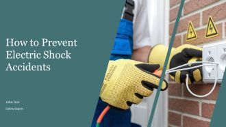 How To Prevent Electric Shock Accidents PPT Slides AT