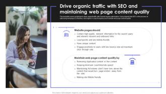 How To Reach New Customers Drive Organic Traffic With SEO And Maintaining Web Page