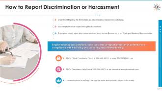 How to report discrimination or harassment edu ppt