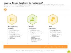How to retain employees in restaurant staff ppt powerpoint presentation layouts example file