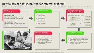 How To Select Right Incentives For Referral Marketing Solutions MKT SS V