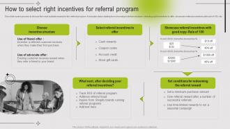 How To Select Right Incentives For Referral Program Guide To Referral Marketing