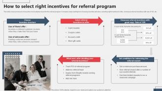 How To Select Right Incentives For Referral Program Referral Marketing MKT SS V