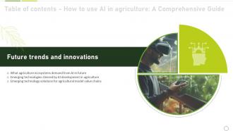 How To Use Ai In Agriculture A Comprehensive Guide Table Of Contents AI SS