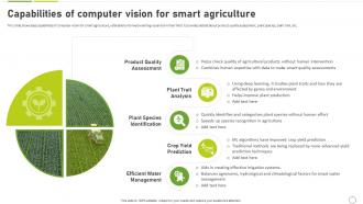 How To Use Ai In Agriculture Capabilities Of Computer Vision For Smart Agriculture AI SS