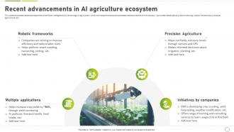 How To Use Ai In Agriculture Recent Advancements In Ai Agriculture Ecosystem AI SS