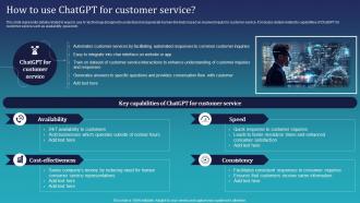 How To Use Chatgpt For Customer Service  Integrating Chatgpt For Improving ChatGPT SS