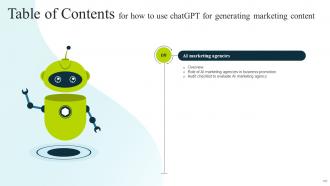 How to Use ChatGPT for Generating Marketing Content AI CD V Customizable Professional
