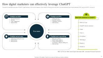 How to Use ChatGPT for Generating Marketing Content AI CD V Customizable Designed